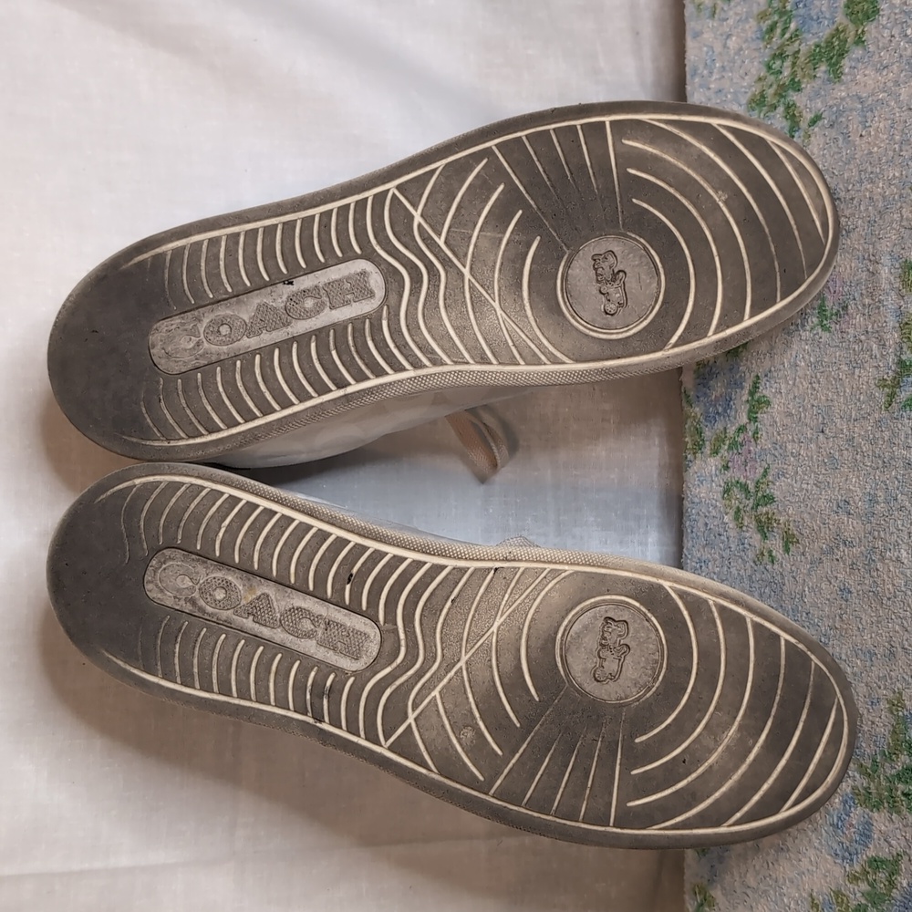 Coach Clip Low Top Off White Sneaker mens 13 - Picture 7 of 9